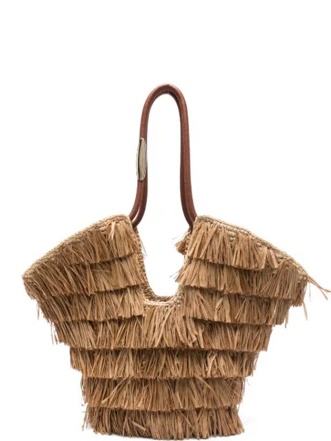 ZIMMERMANN Goldentime totebag med fransar