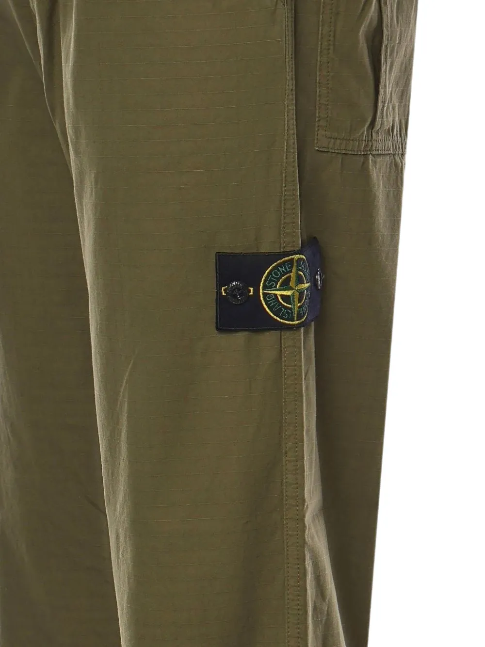 Stone Island Katoenen broek Groen