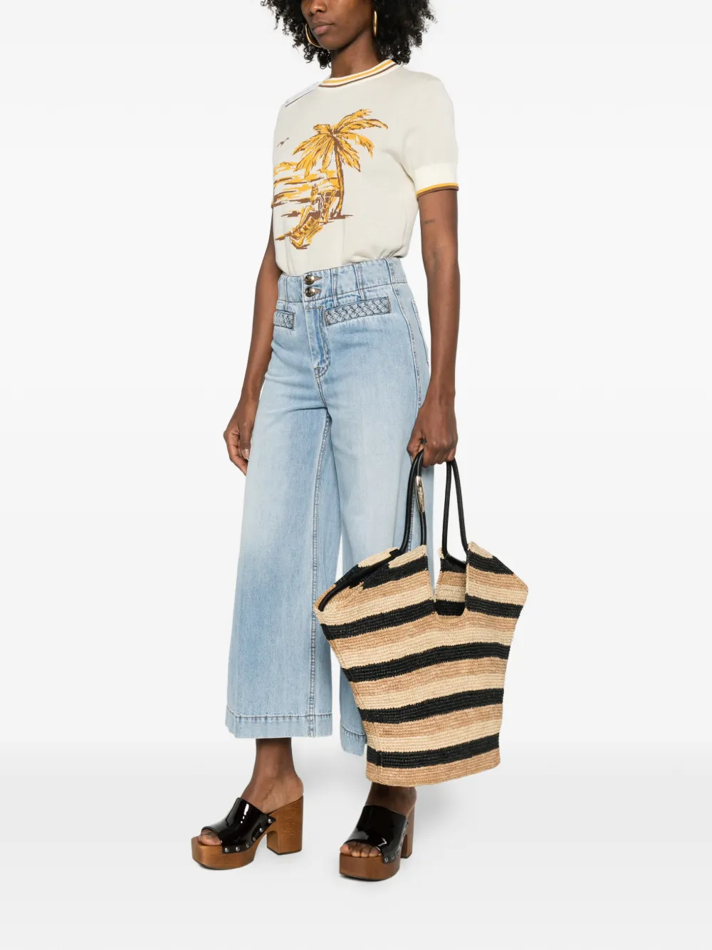 ZIMMERMANN large Goldentime tote bag - Beige