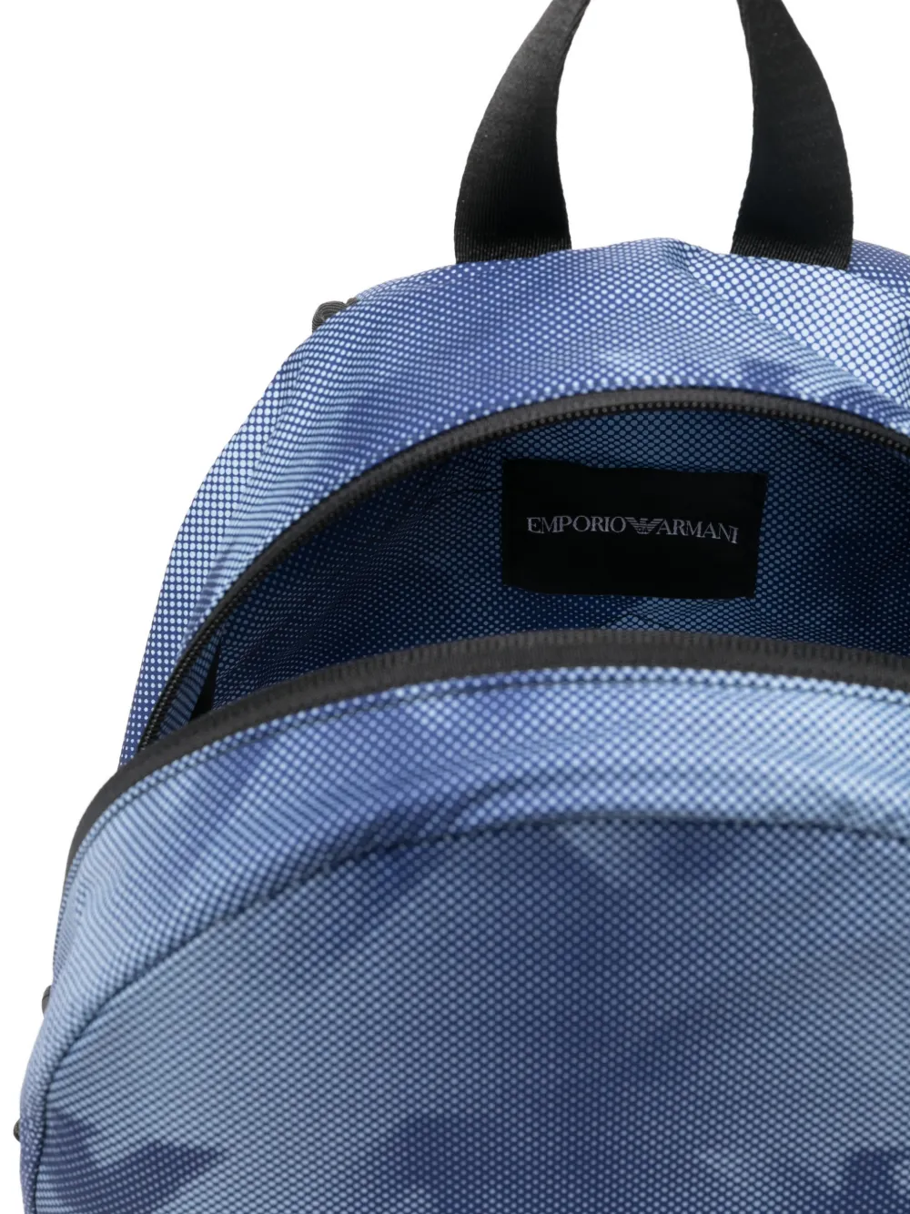 Emporio Armani Kids Rugzak met logo Blauw