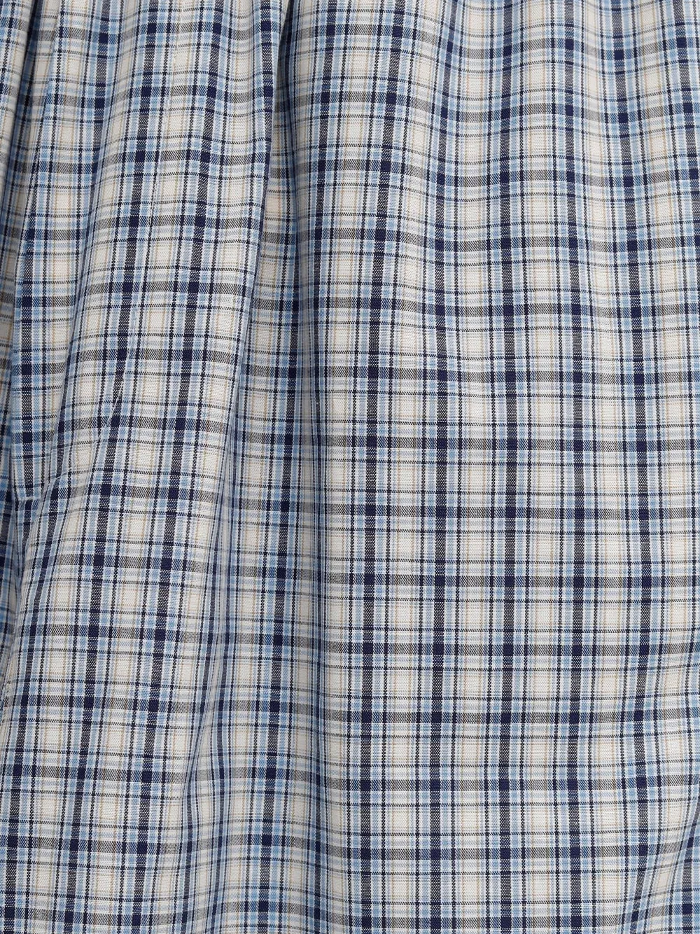  Baserange Claude Check Trousers - Blue 