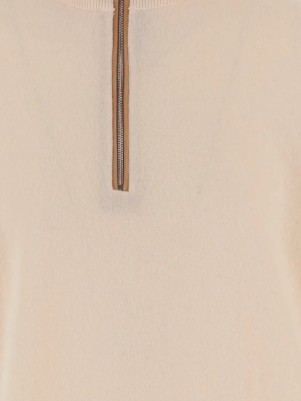 Zip Roll-Neck Sweater