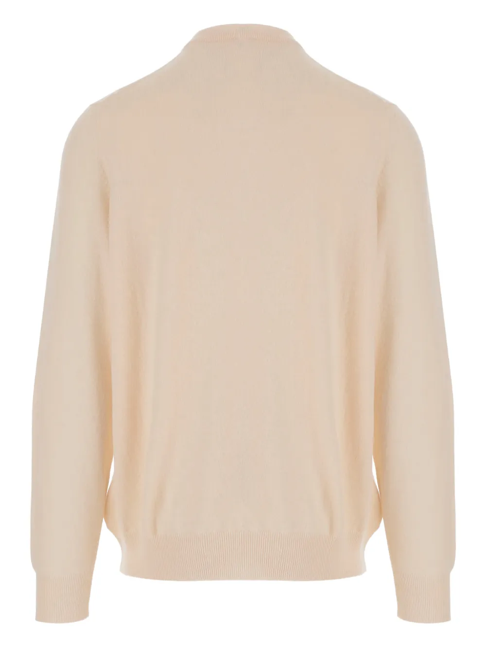 Kiton zip roll-neck sweater - Beige