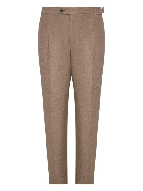 FRANZESE COLLECTION double-waistband dart trousers