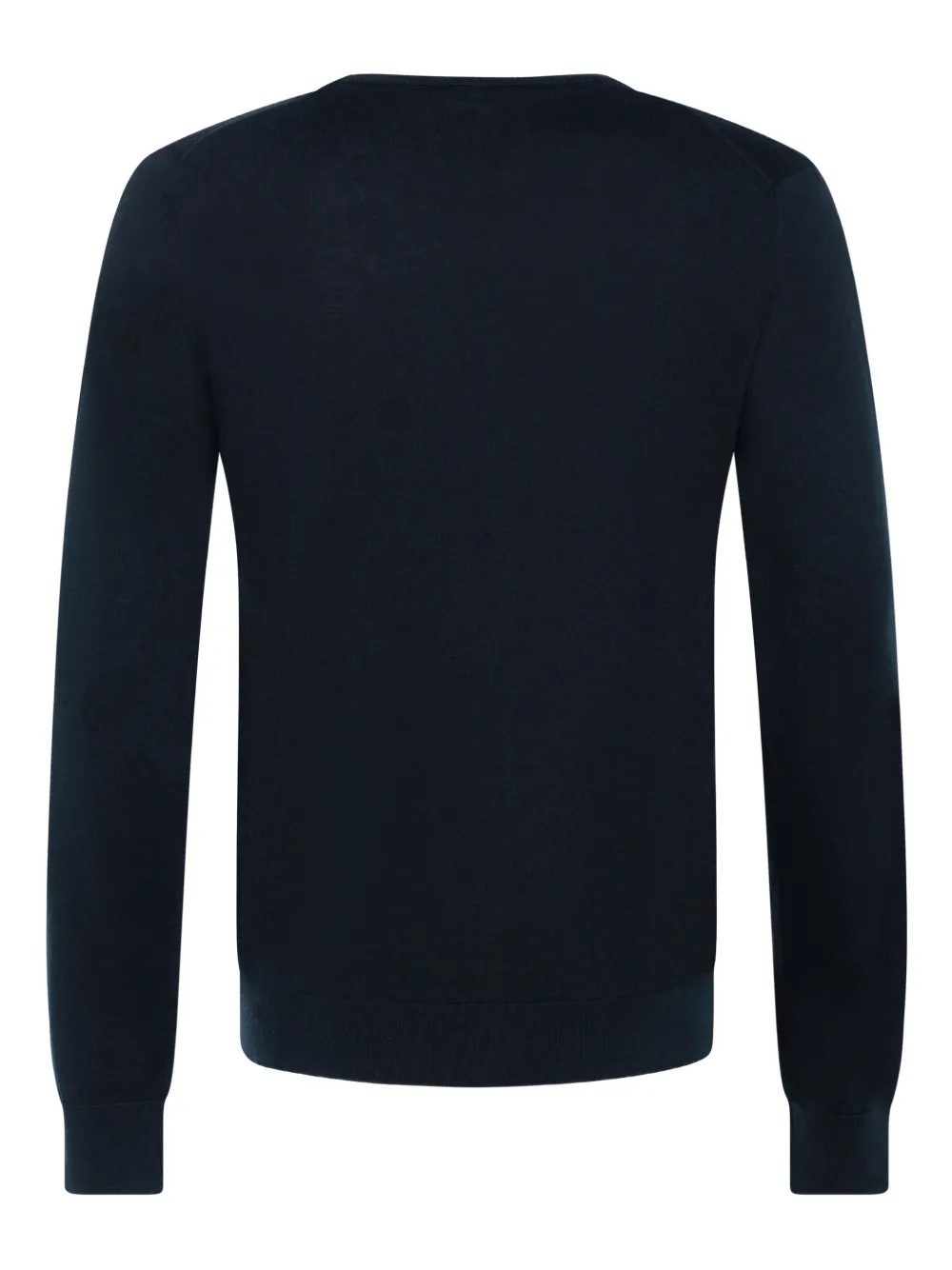 FRANZESE COLLECTION ribbed crew-neck sweater - Blauw