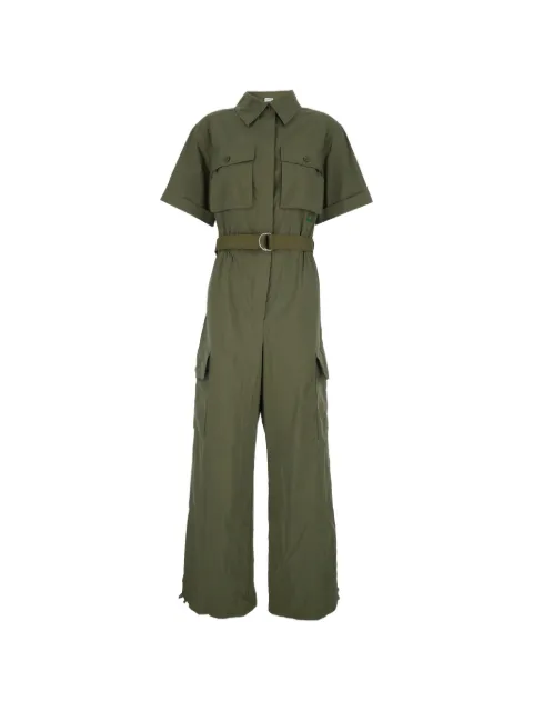 P.A.R.O.S.H. belted short-sleeves jumpsuit