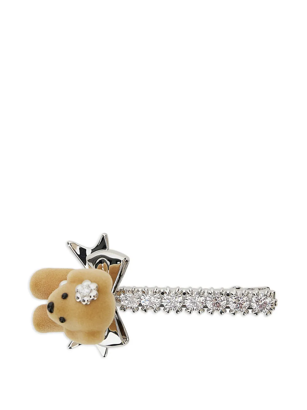 YVMIN embellished bear hair accessory - Argento