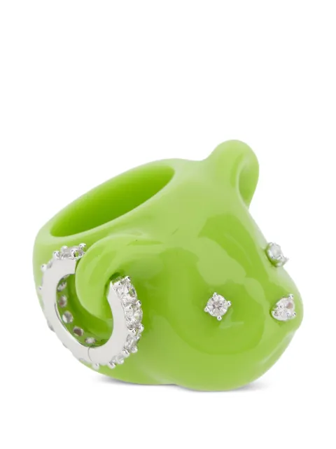 YVMIN bear-head ring