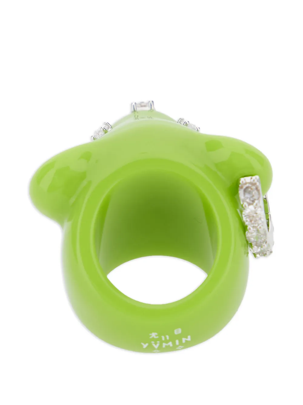  Yvmin Bear-head Ring - Silver 