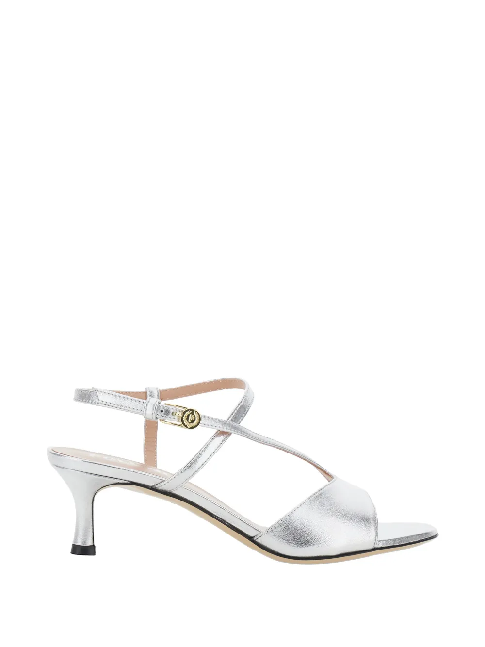 Pollini strappy buckle sandals - Argento