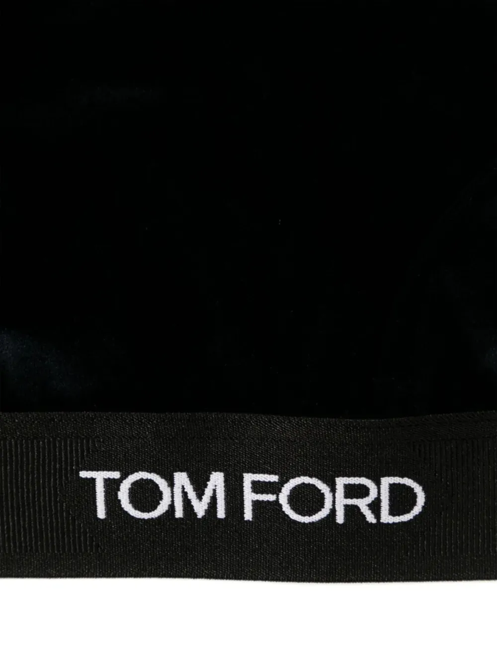 TOM FORD Logo-detail Top in Black, view 3