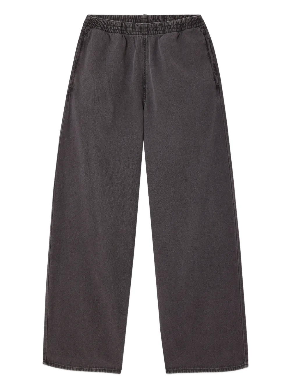 American Vintage elasticated straight trousers - Grau