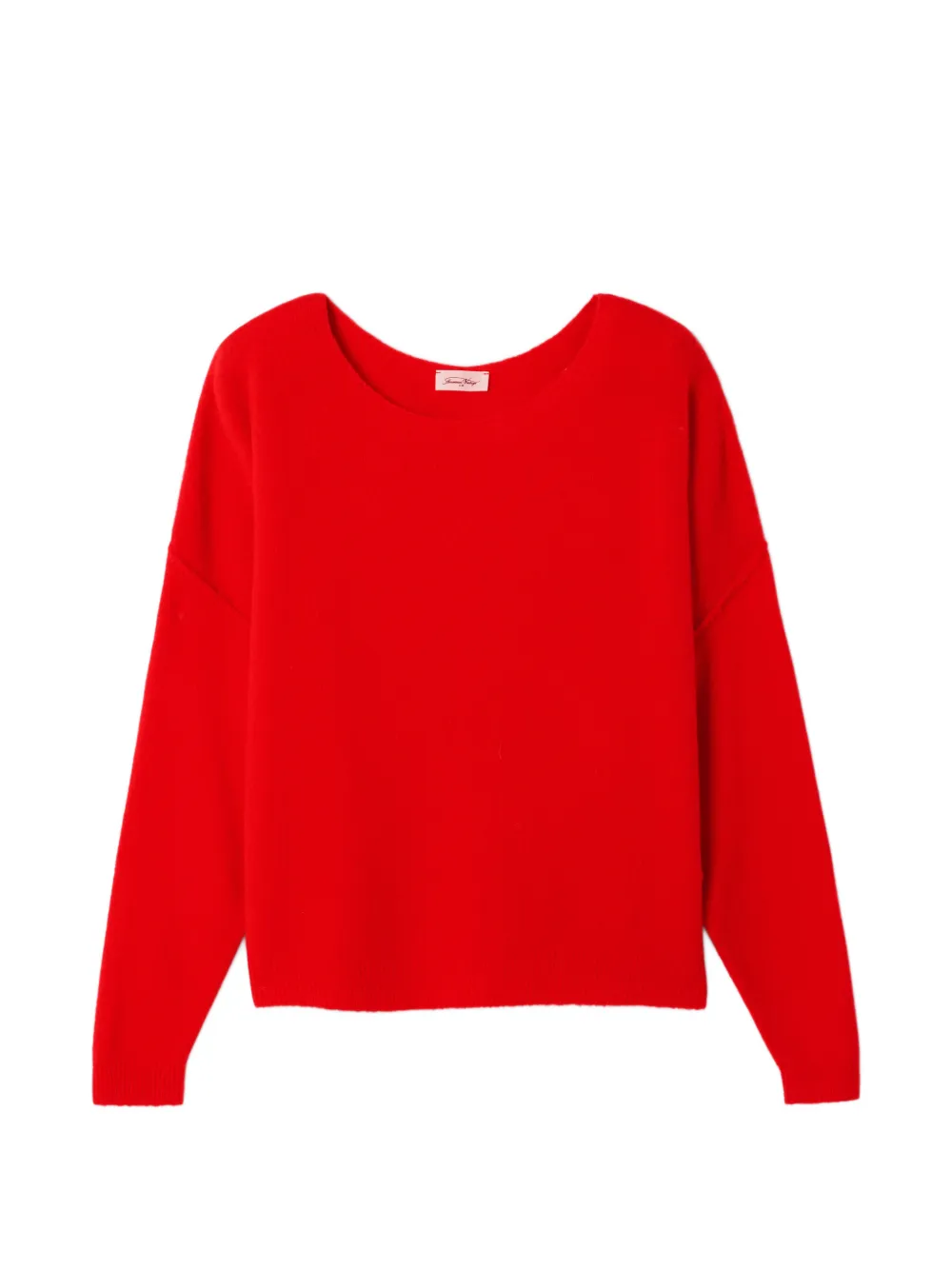 American Vintage long-sleeve boat-neck sweater - Rosso