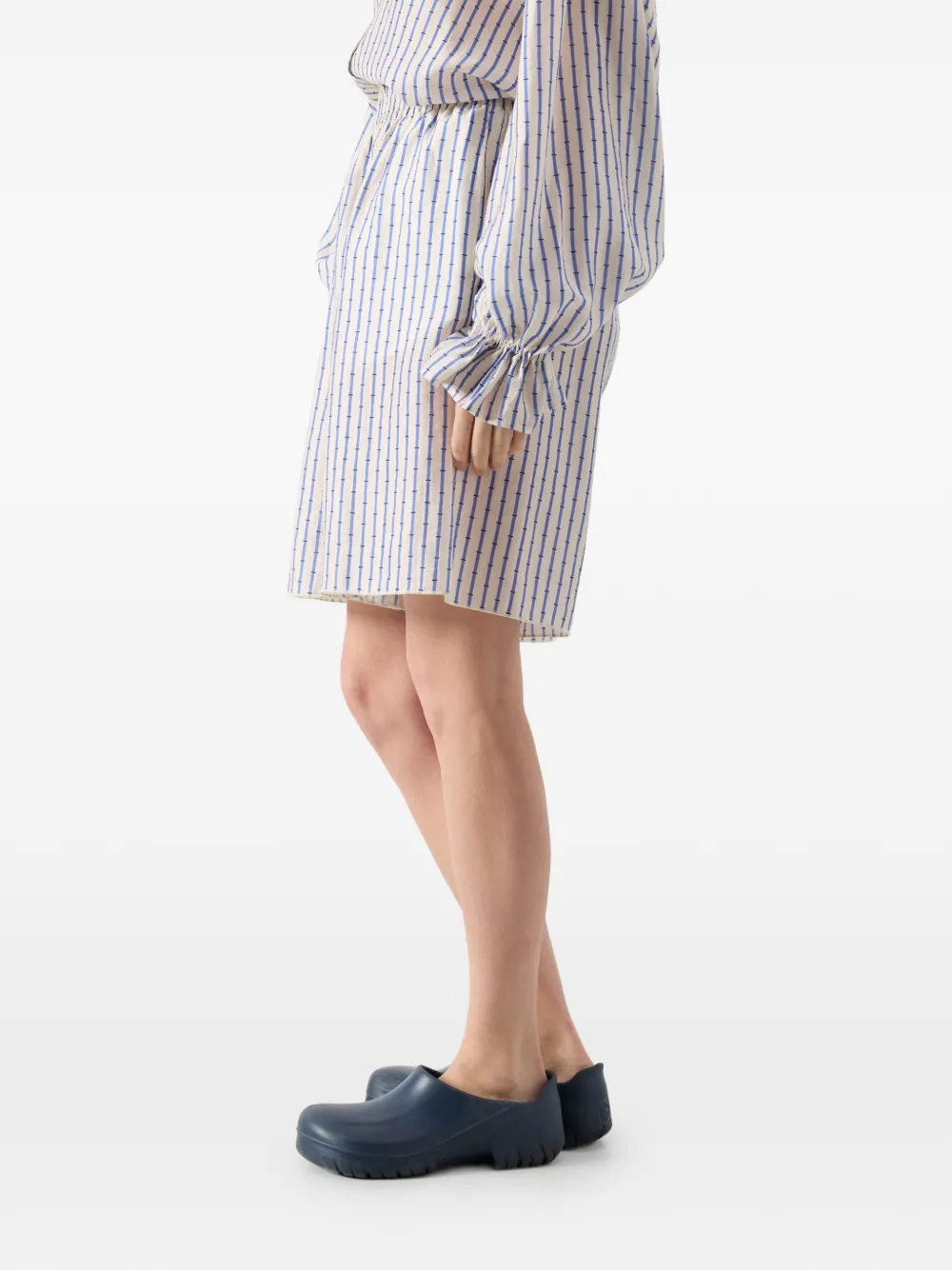Zivow Striped Drawstring Shorts