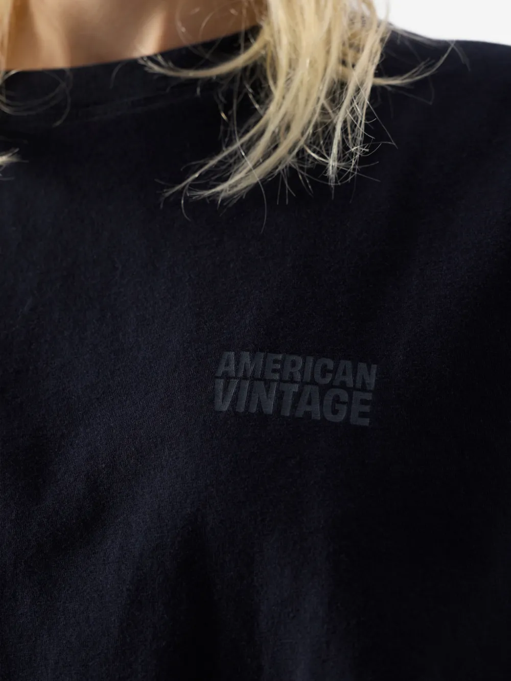 American Vintage Gixy long-sleeve round-neck Cotton T-shirt