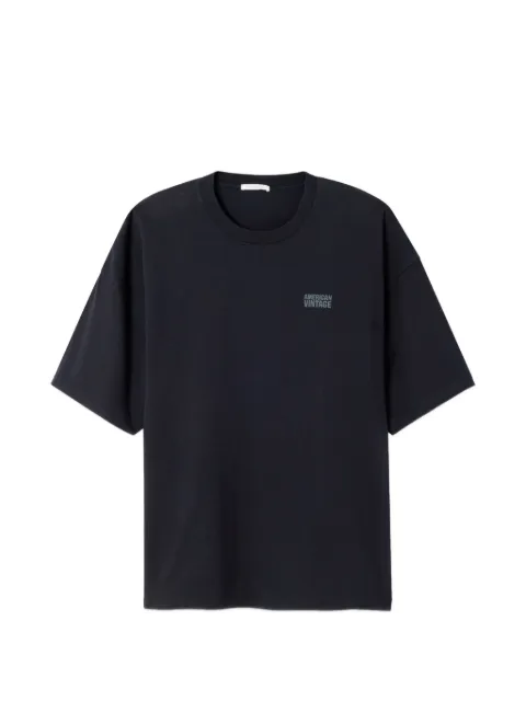 American Vintage logo-print oversized T-shirt