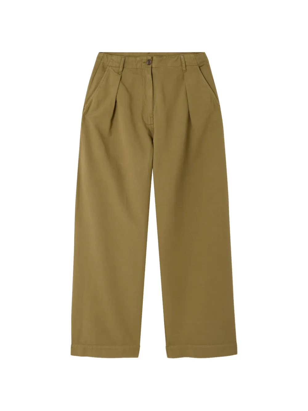 American Vintage pleated trousers - Marrone