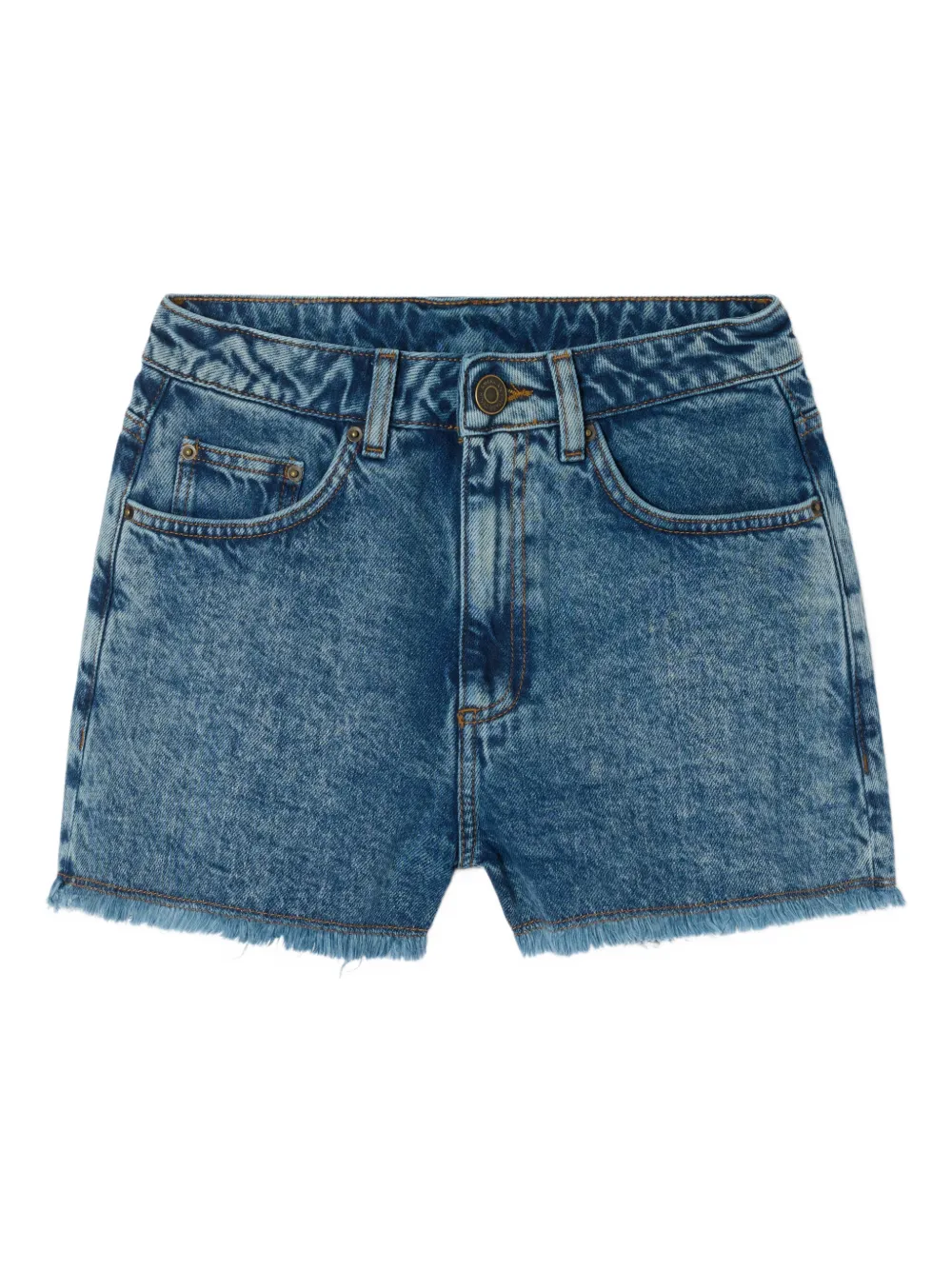 American Vintage Joybird frayed shorts - Blu