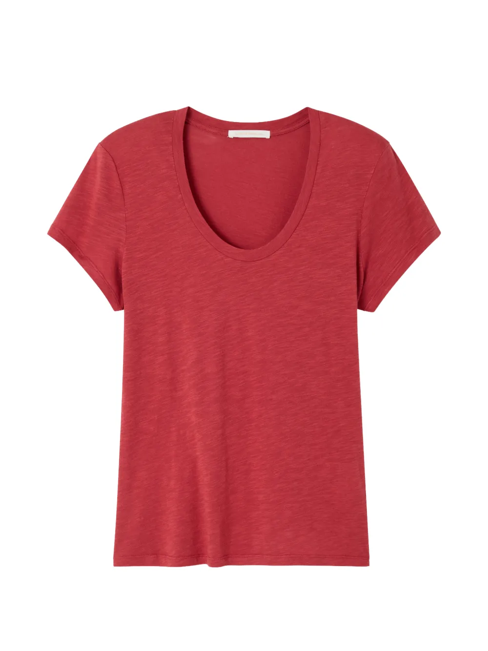 American Vintage short-sleeve V-neck T-shirt - Rosso