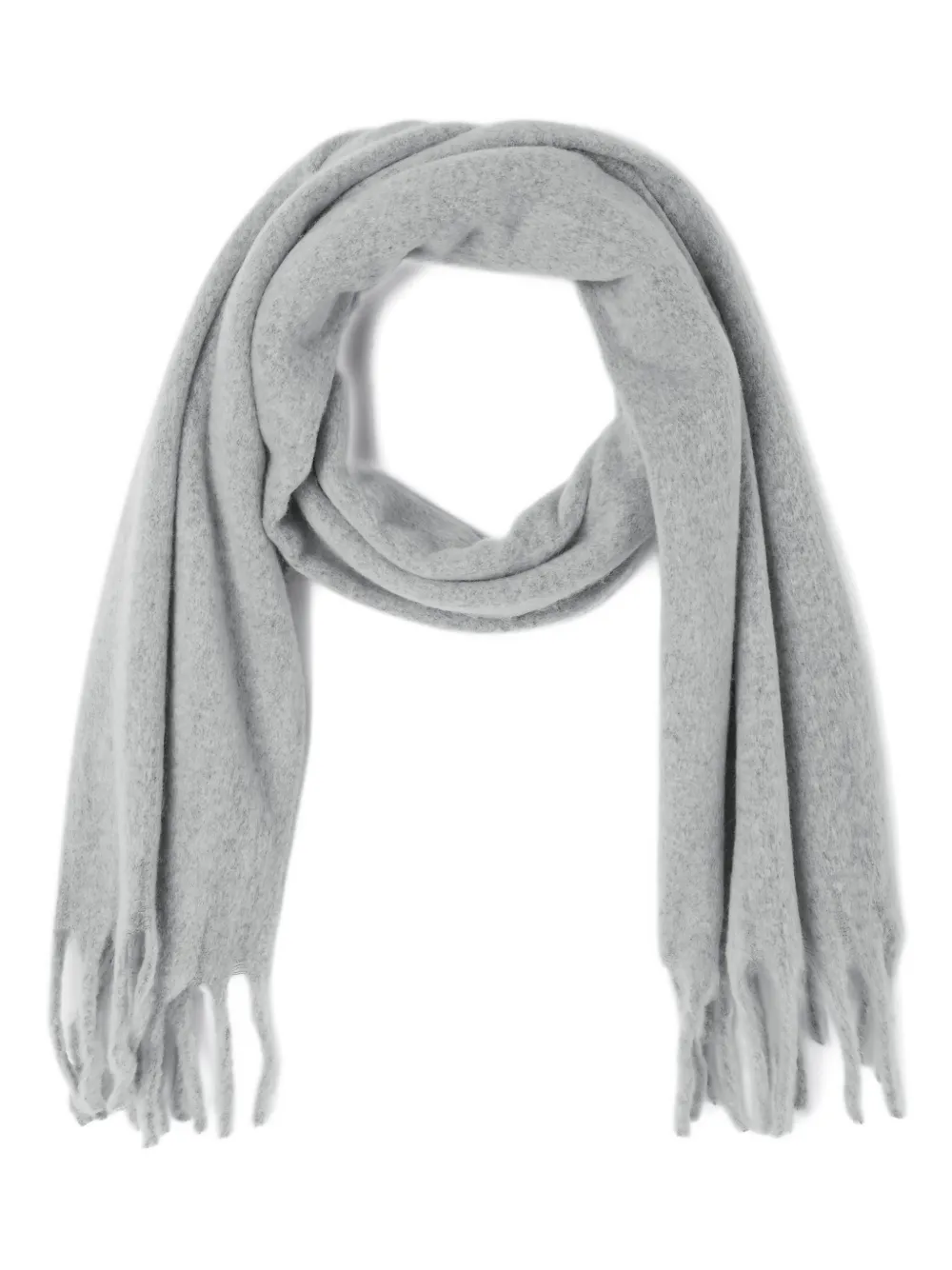 American Vintage Sciarpa con frange - Grigio