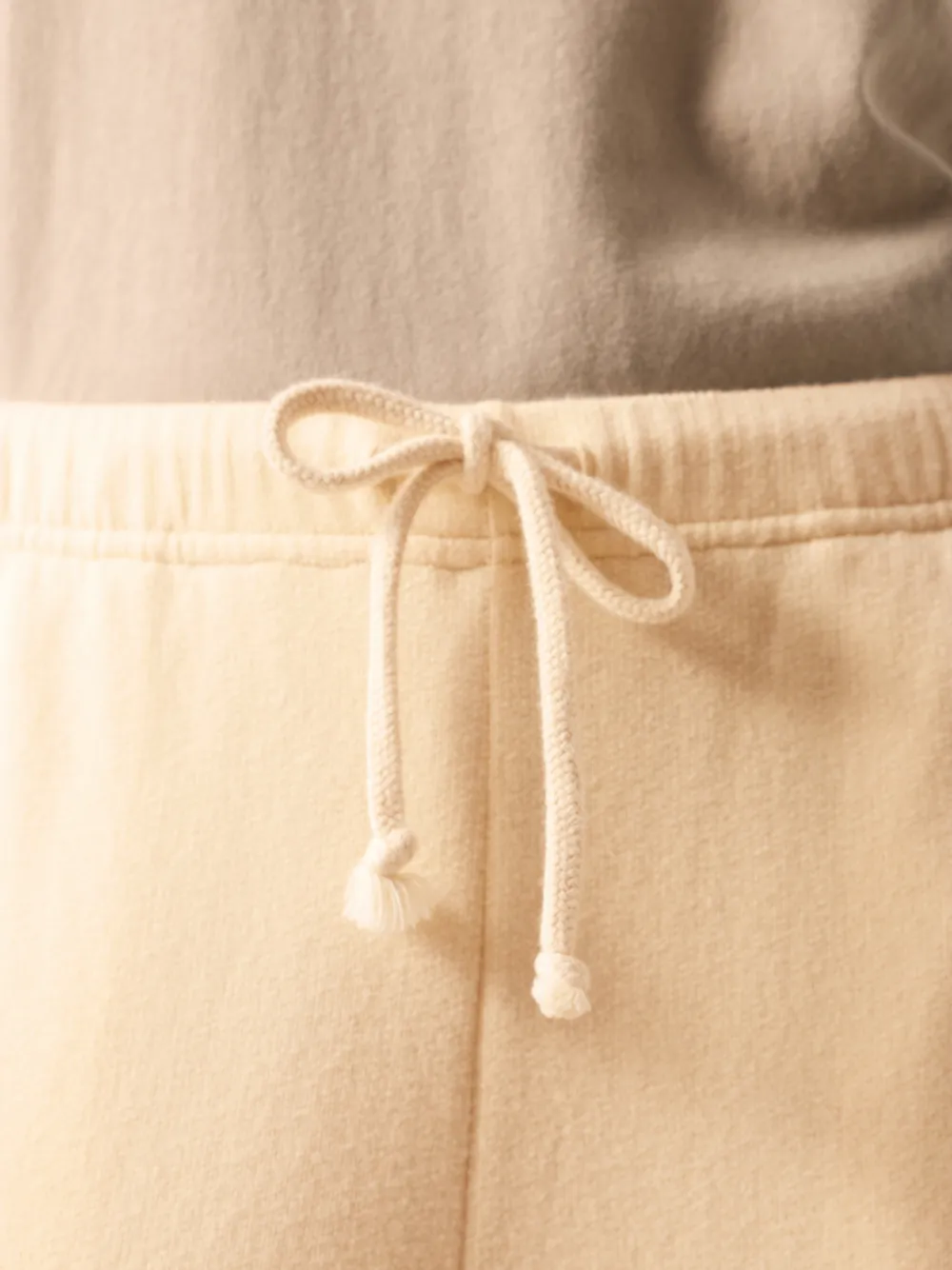 American Vintage Trainingsbroek met trekkoord en zak Beige