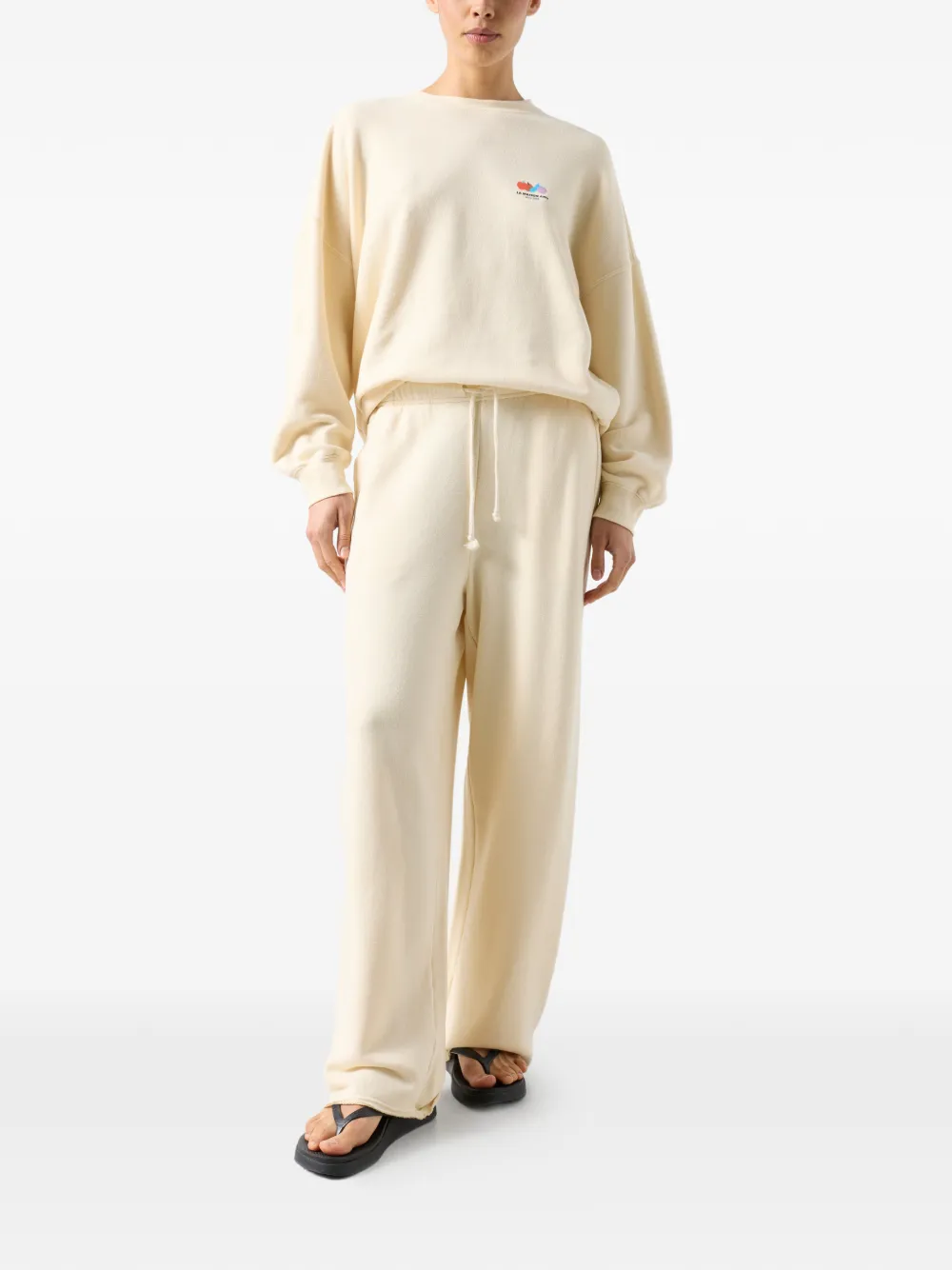American Vintage Trainingsbroek met trekkoord en zak Beige