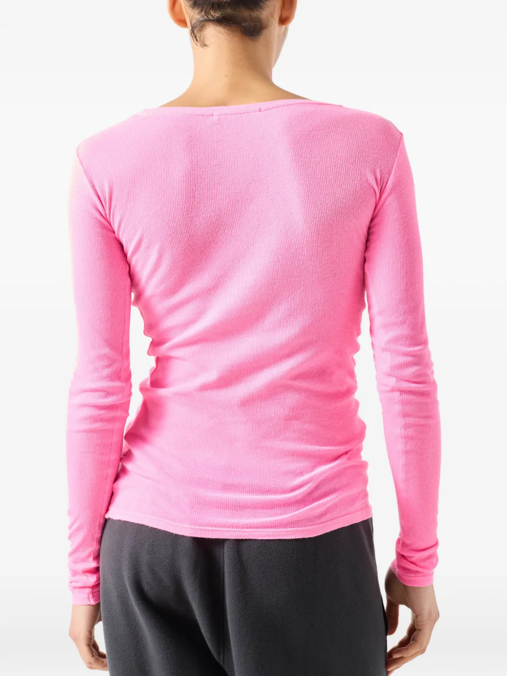 Massachusetts Long-Sleeved V-Neck T-Shirt