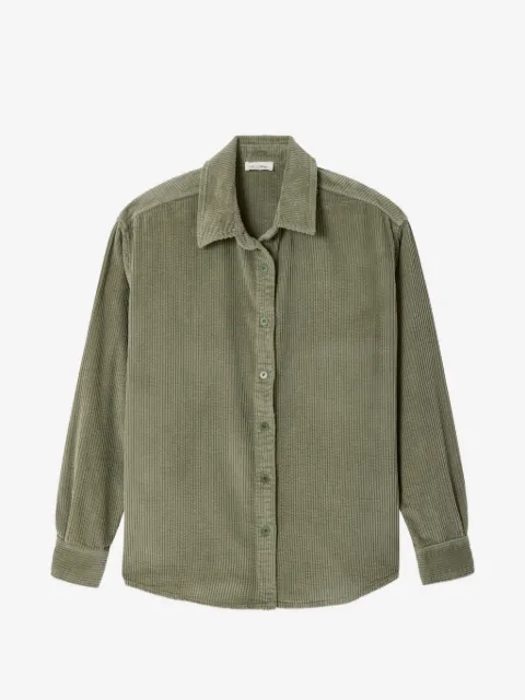 American Vintage chemise en velours côtelé à manches longues
