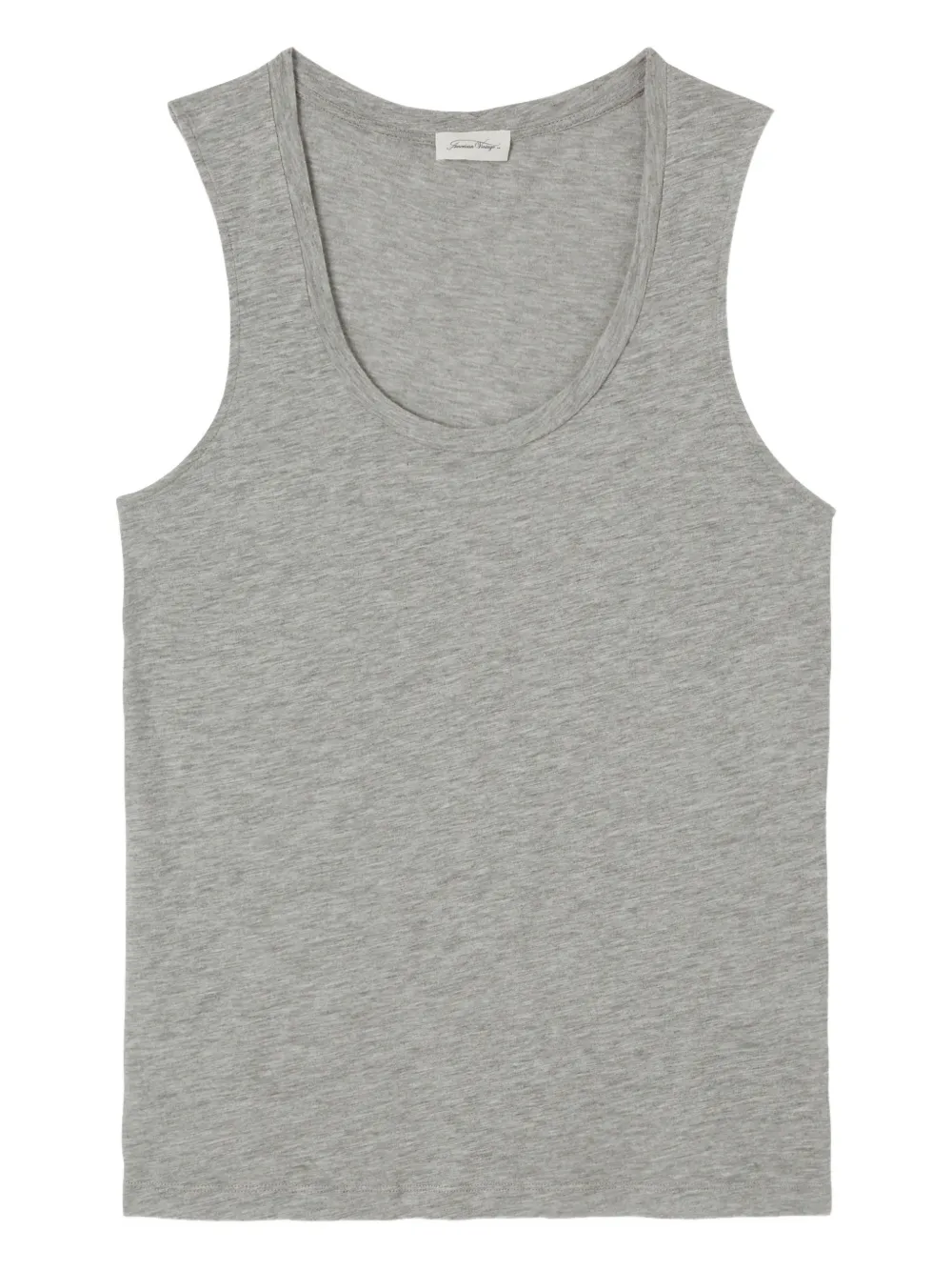 American Vintage Jacksonville scoop-neck top - Grigio
