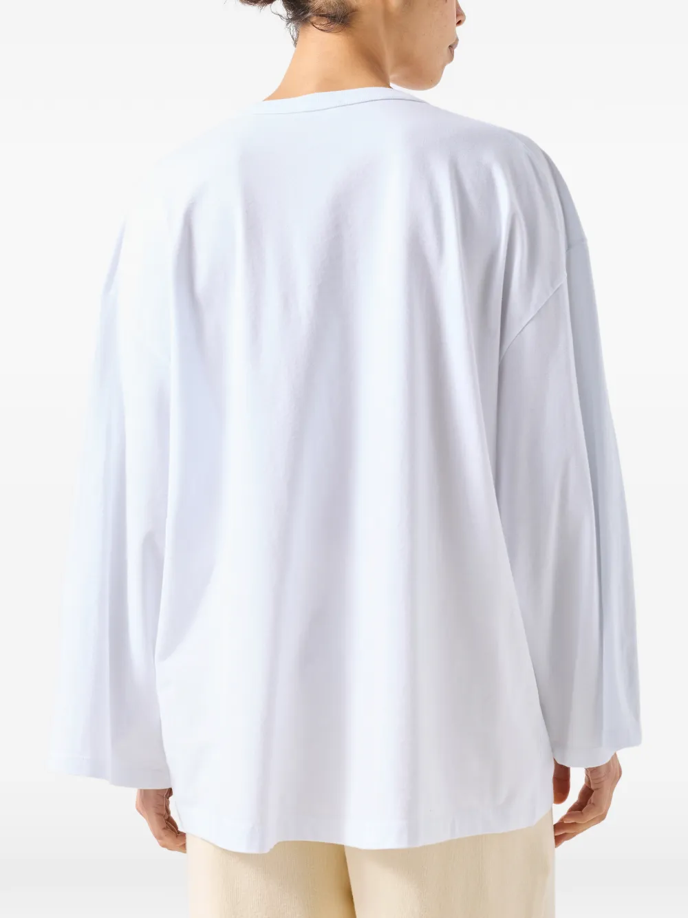 American Vintage Fizvalley top met lange mouwen Wit