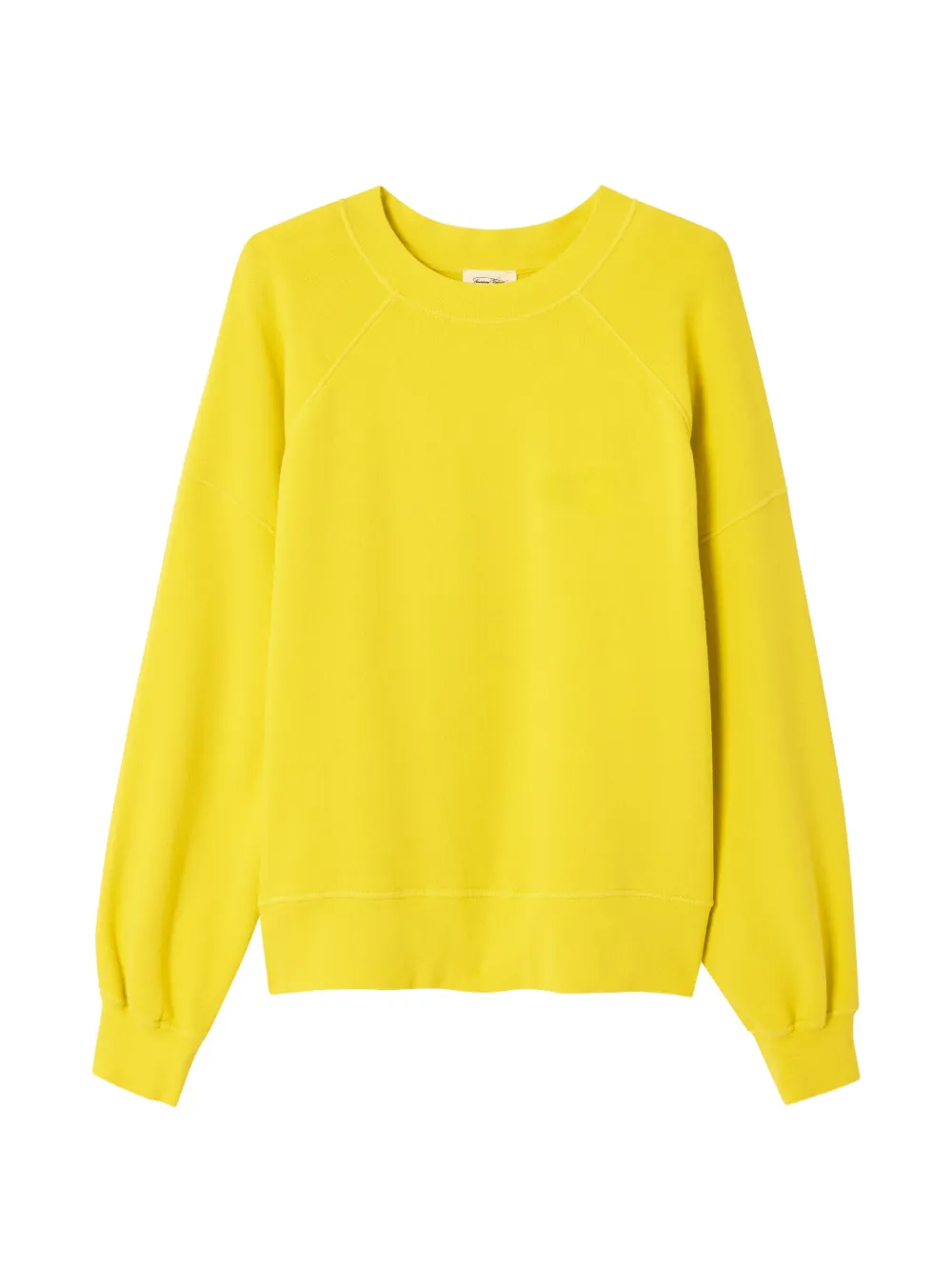 American Vintage Atubay long-sleeves crew-neck sweatshirt - Giallo