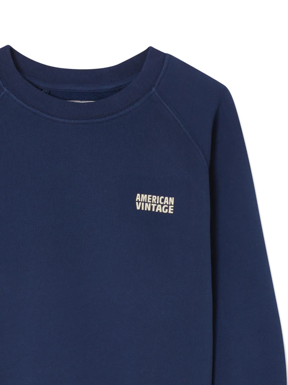 American Vintage Kids Izubird sweater met lange mouwen Blauw