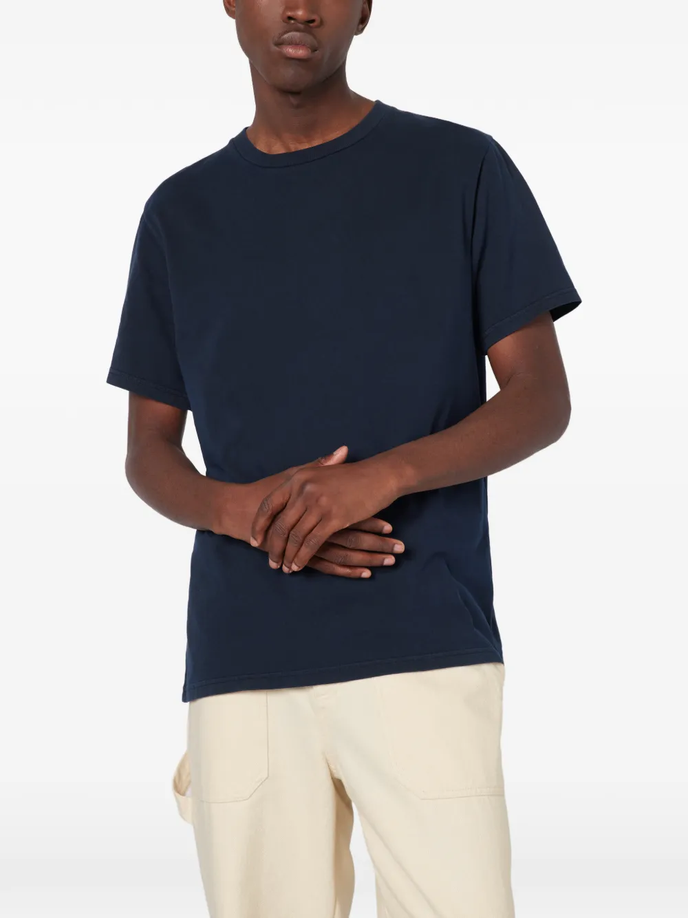 American Vintage Fizvalley round-neck T-shirt - Blauw