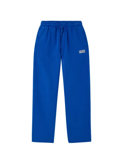 American Vintage Plizzy logo-print track pants