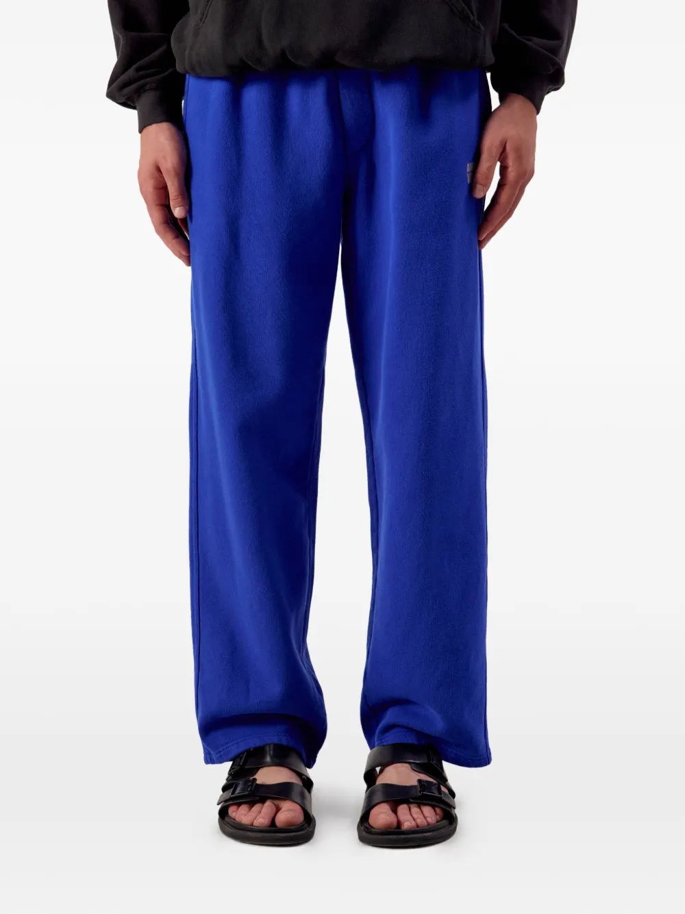 American Vintage Plizzy trainingsbroek met logoprint Blauw