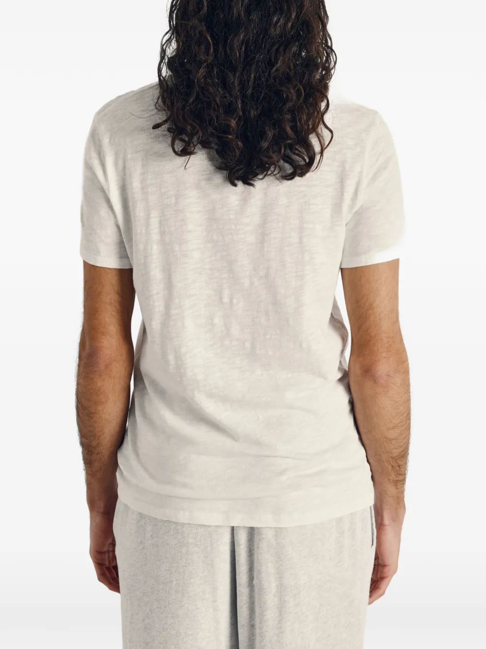 American Vintage T-shirt met ronde hals Wit