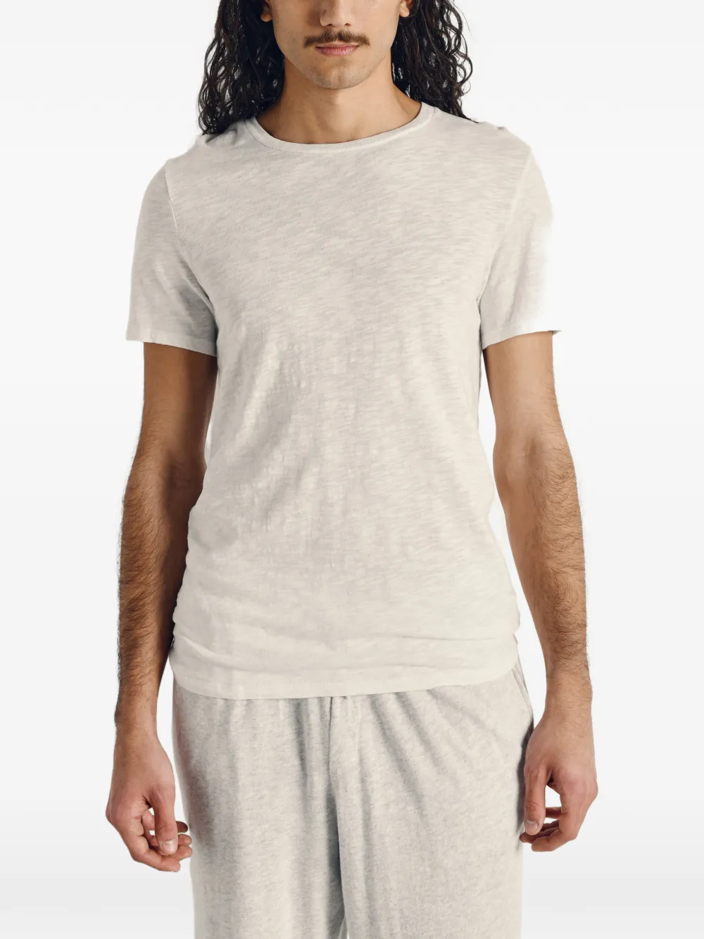 American Vintage T-shirt met ronde hals Wit