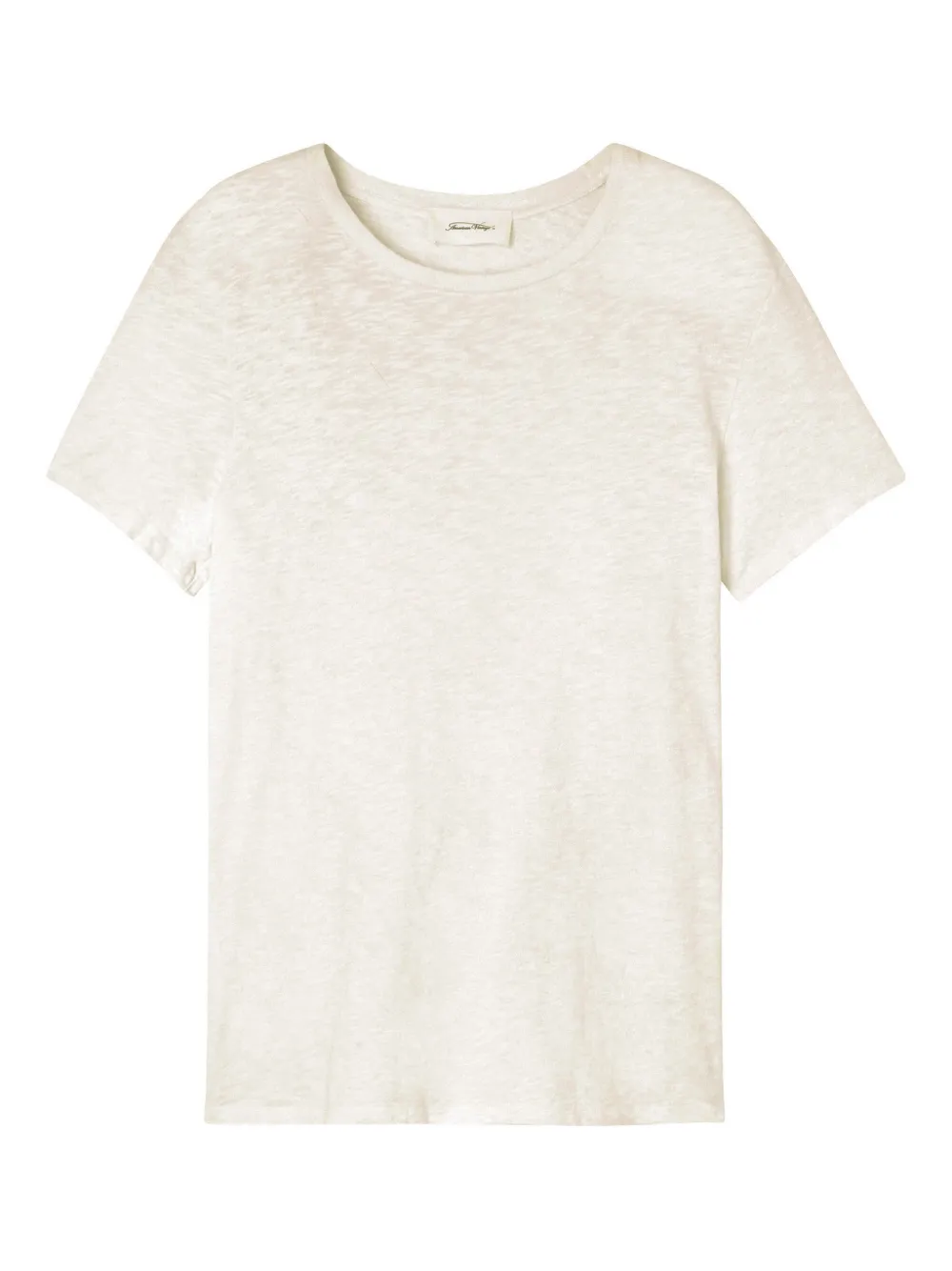 American Vintage round-neck short-sleeve T-shirt - Weiß