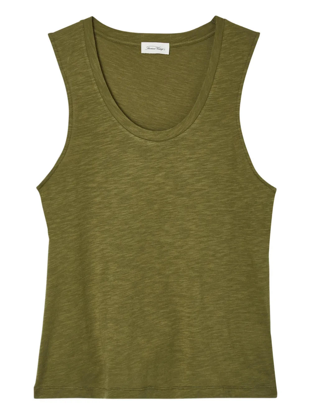 American Vintage U-neck tank top - Verde