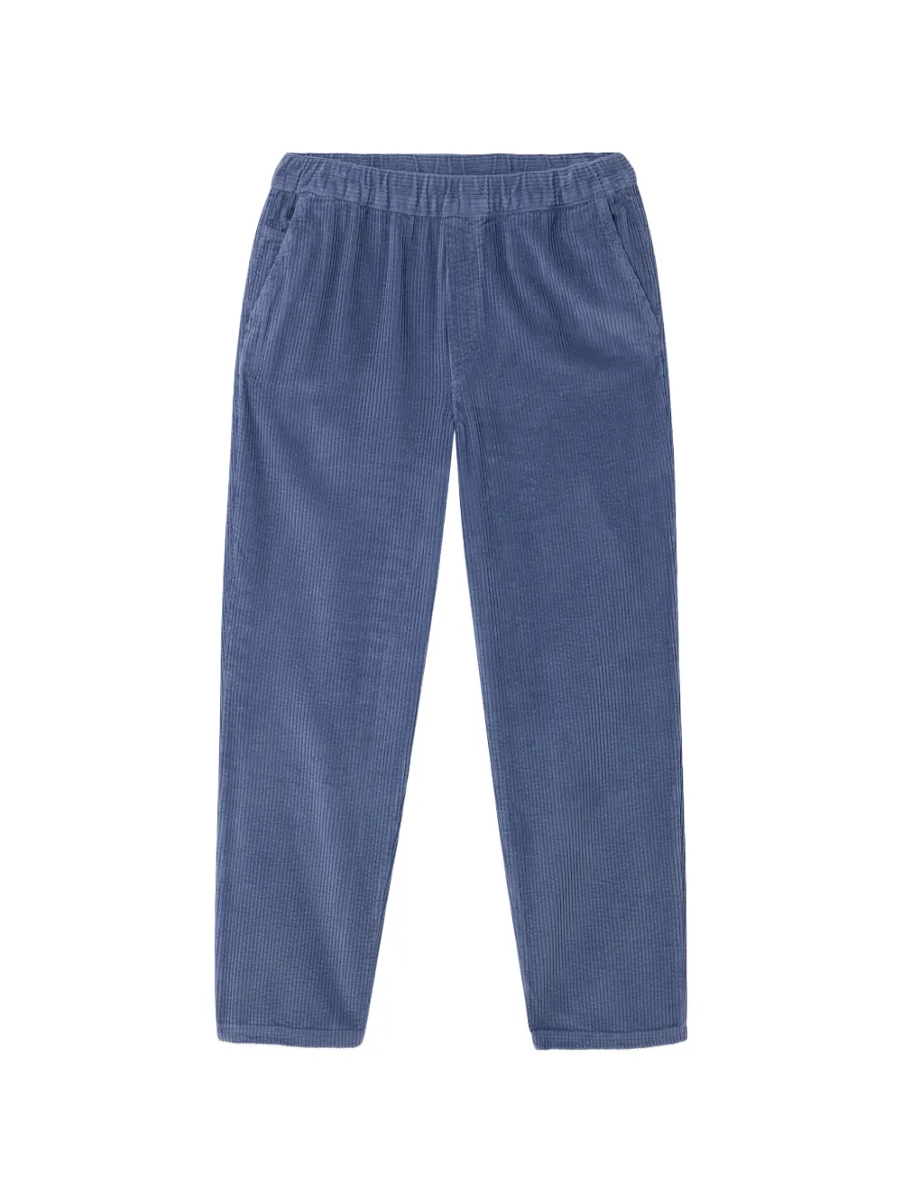 American vintage Gerade Padow Hose aus Cord - Blau