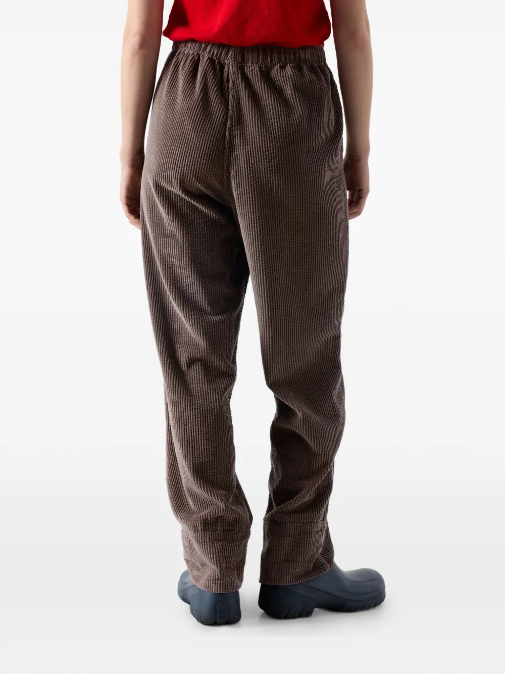 Padow Corduroy Straight Cotton Trousers