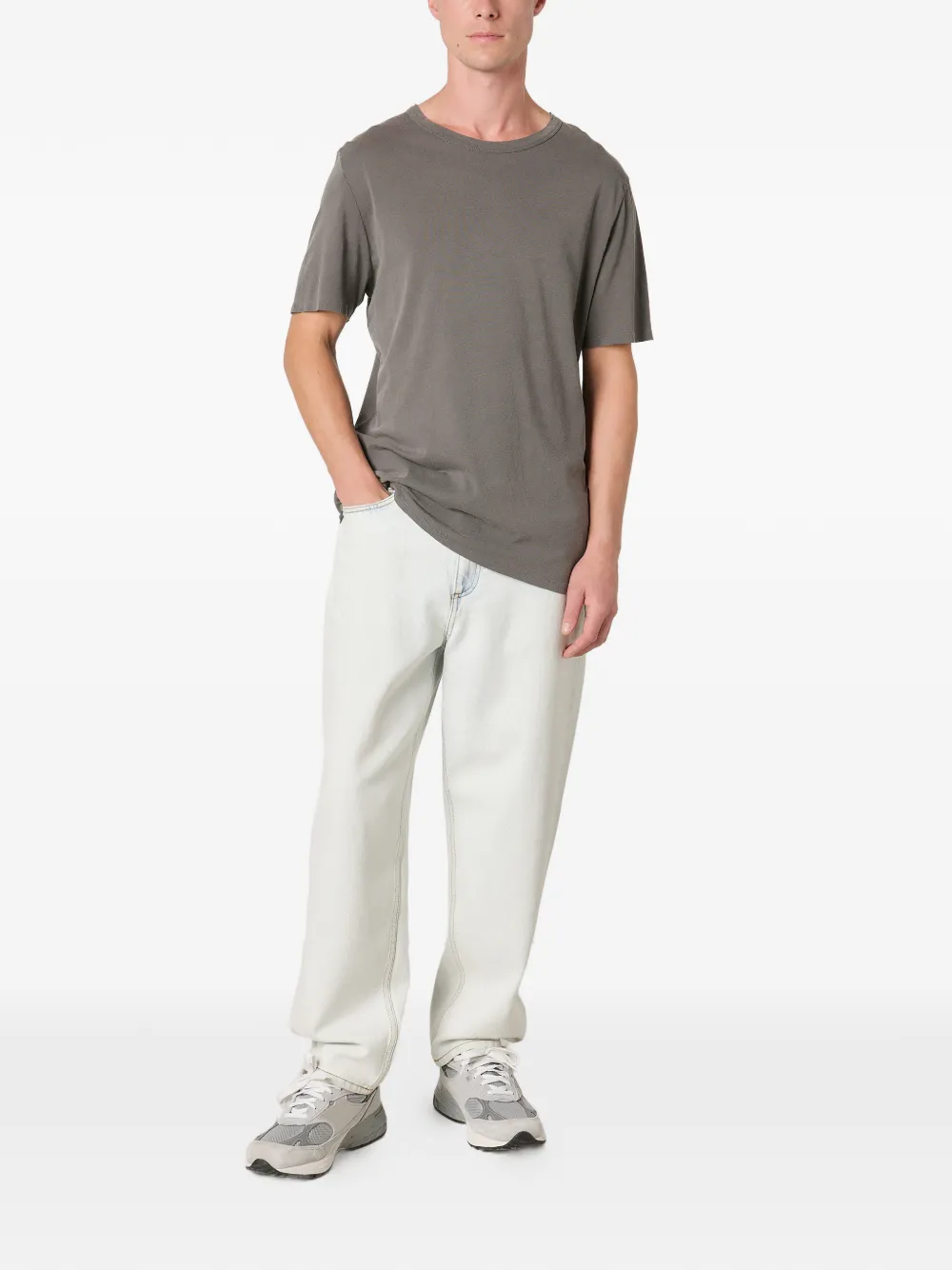 American Vintage Devon short-sleeve T-shirt - Grijs