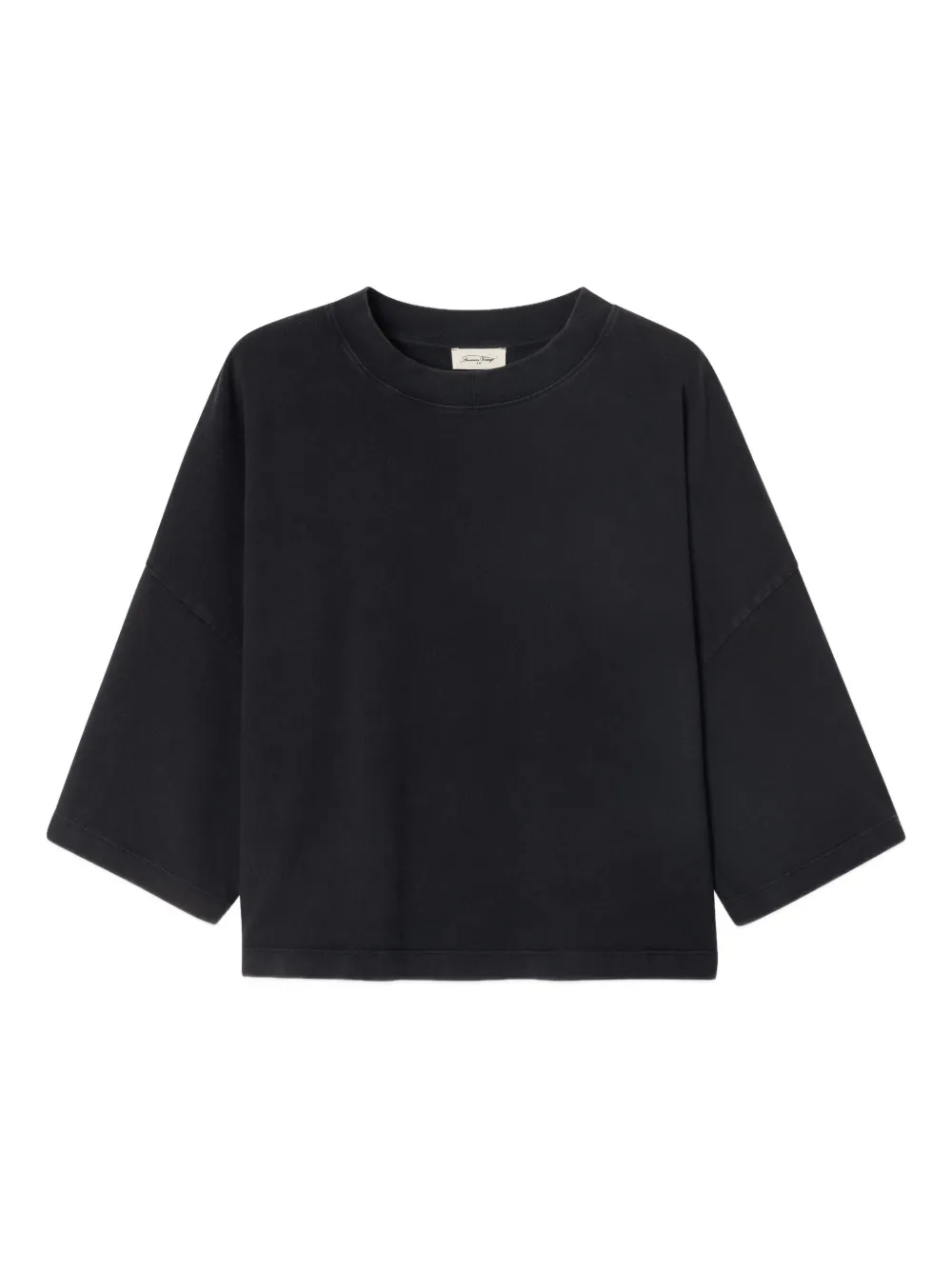 American Vintage T-shirt girocollo - Nero