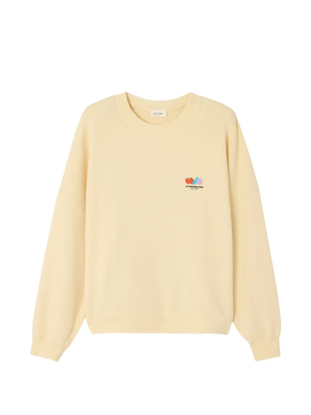 American Vintage long-sleeve crew-neck sweatshirt - Nude