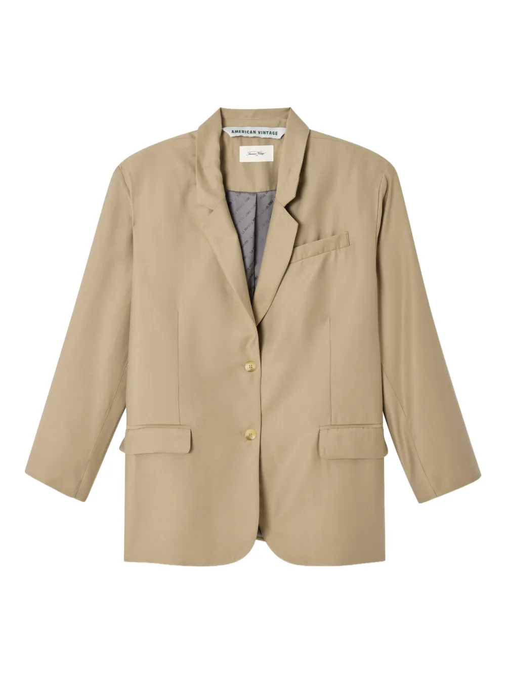 American Vintage buttoned blazer - Nude