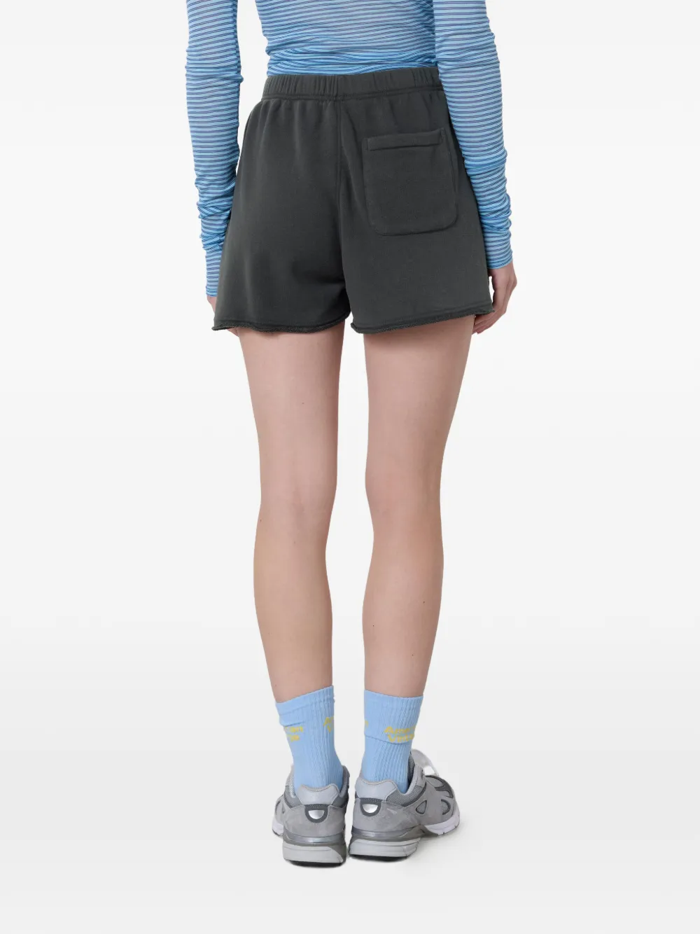 American Vintage Atubay shorts met elastische taille Grijs