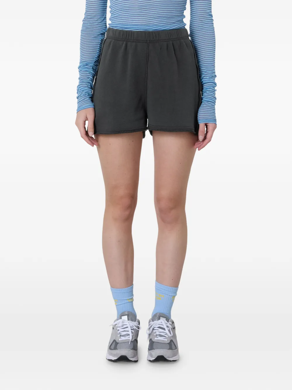 American Vintage Atubay shorts met elastische taille Grijs