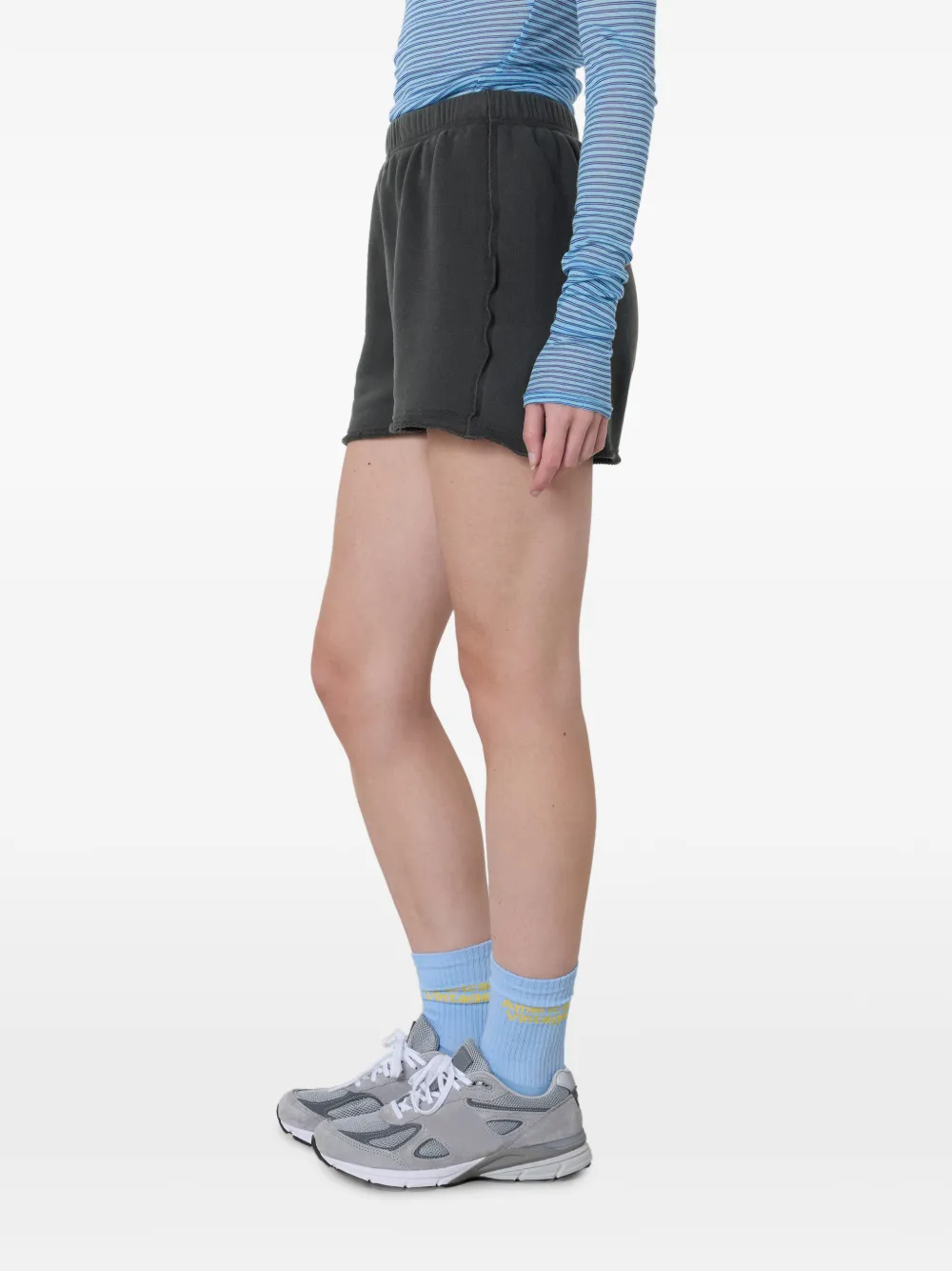 American Vintage Atubay shorts met elastische taille Grijs