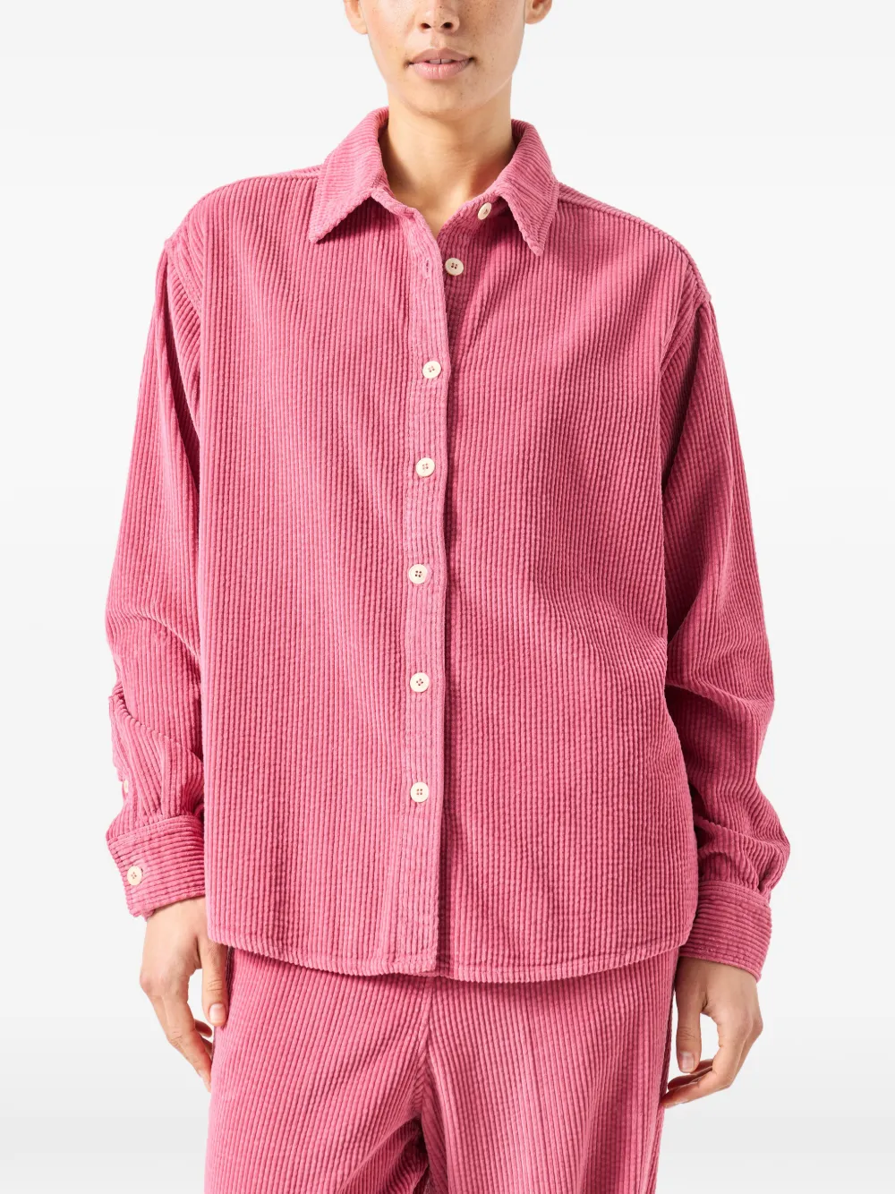 American Vintage Padow blouse met knopen Roze