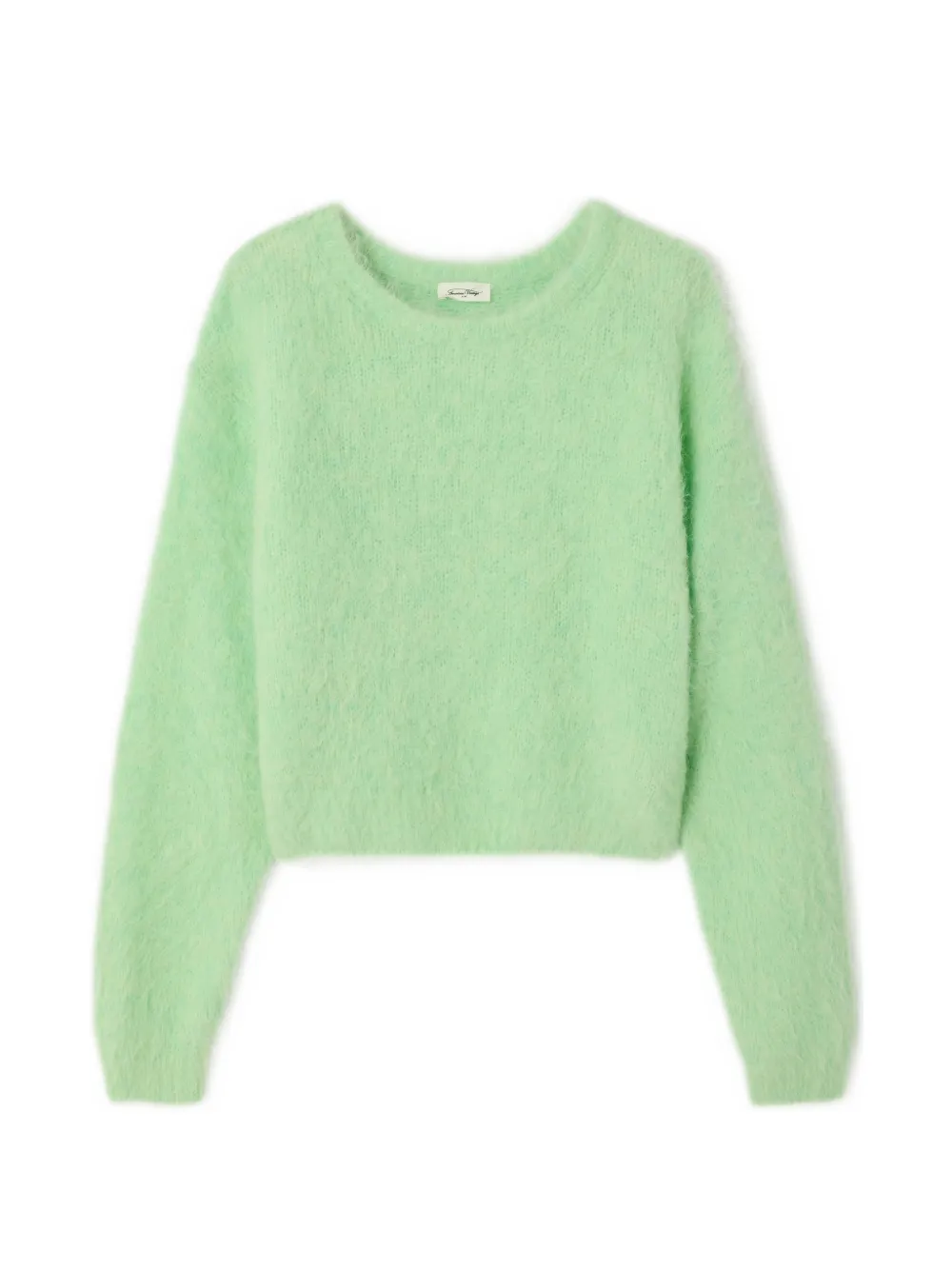 American Vintage crew-neck long-sleeve sweater - Verde